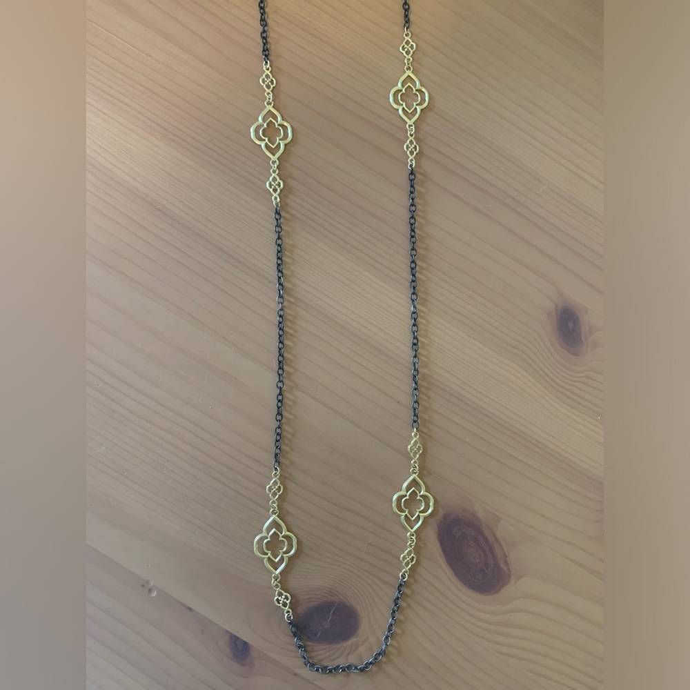 Armenta 37” Scroll Stations Link Necklace